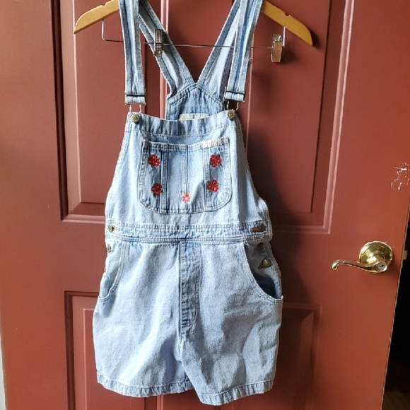 Blue Denim Women's Overalls - Picture 1 of 11